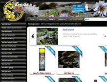Tablet Screenshot of newenglandkoi.com